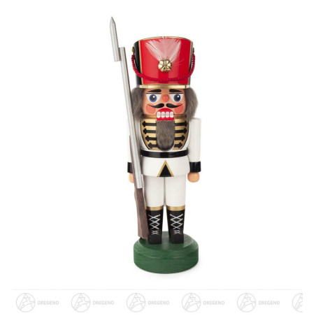 Nussknacker Soldat weiß, 22cm
