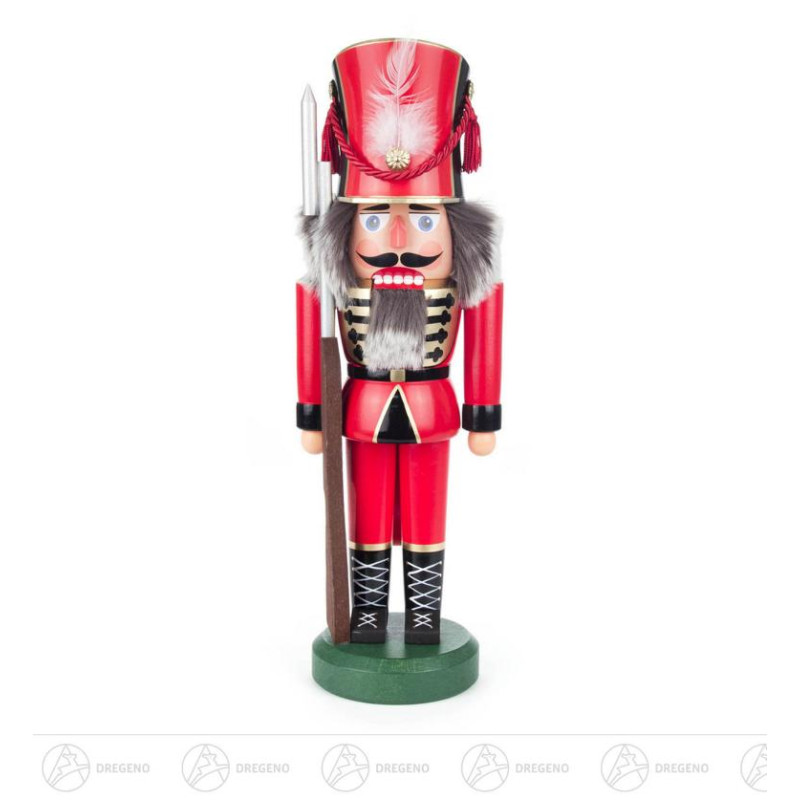 Nussknacker Soldat rot, 38cm