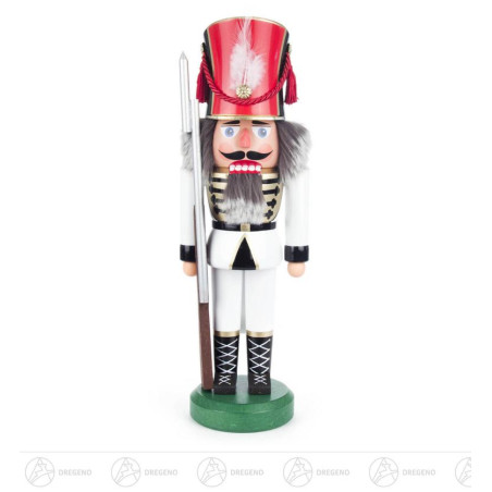 Nussknacker Soldat weiß, 38cm