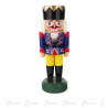 Nussknacker König blau-gelb, 21cm
