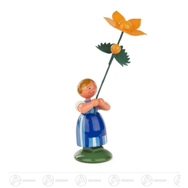 Blumenmädchen mit Sumpfdotterblume