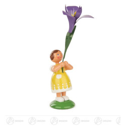 Blumenmädchen mit Iris