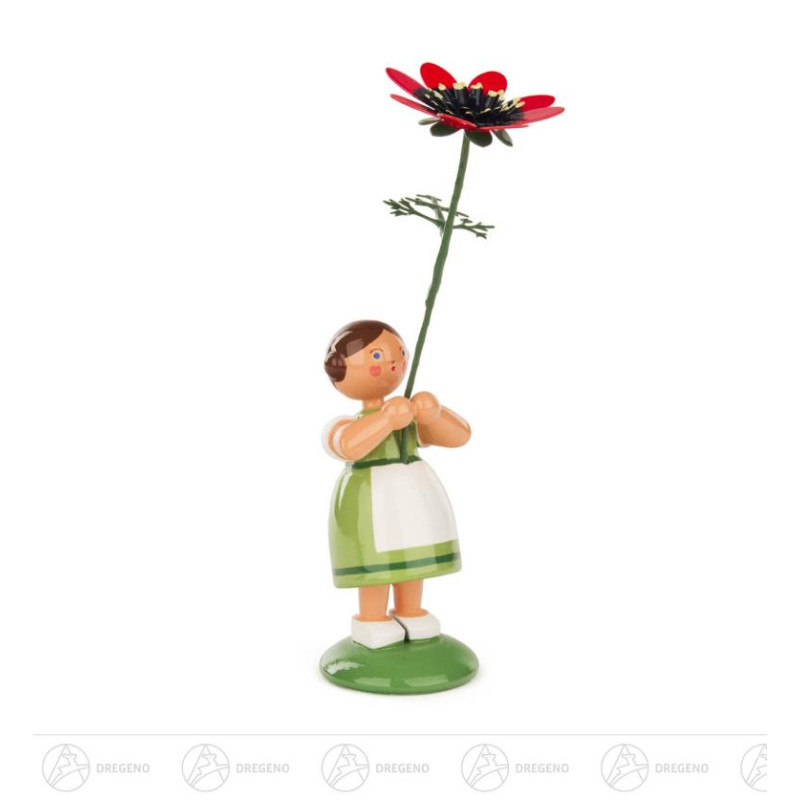 Blumenmädchen mit Adonisröschen