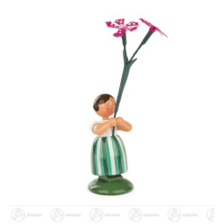 Blumenmädchen mit Wiesennelke