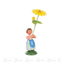 Blumenmädchen mit gelber...