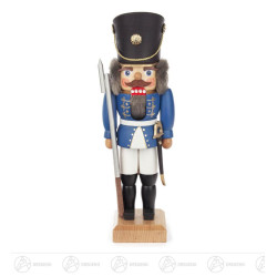 Nussknacker Soldat blau...