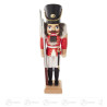 Nussknacker Soldat rot lasiert 38cm