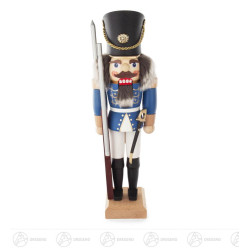 Nussknacker Soldat blau...
