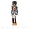 Nussknacker Soldat blau lasiert 38cm