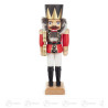 Nussknacker König rot lasiert 36cm