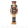 Nussknacker König braun lasiert 36cm