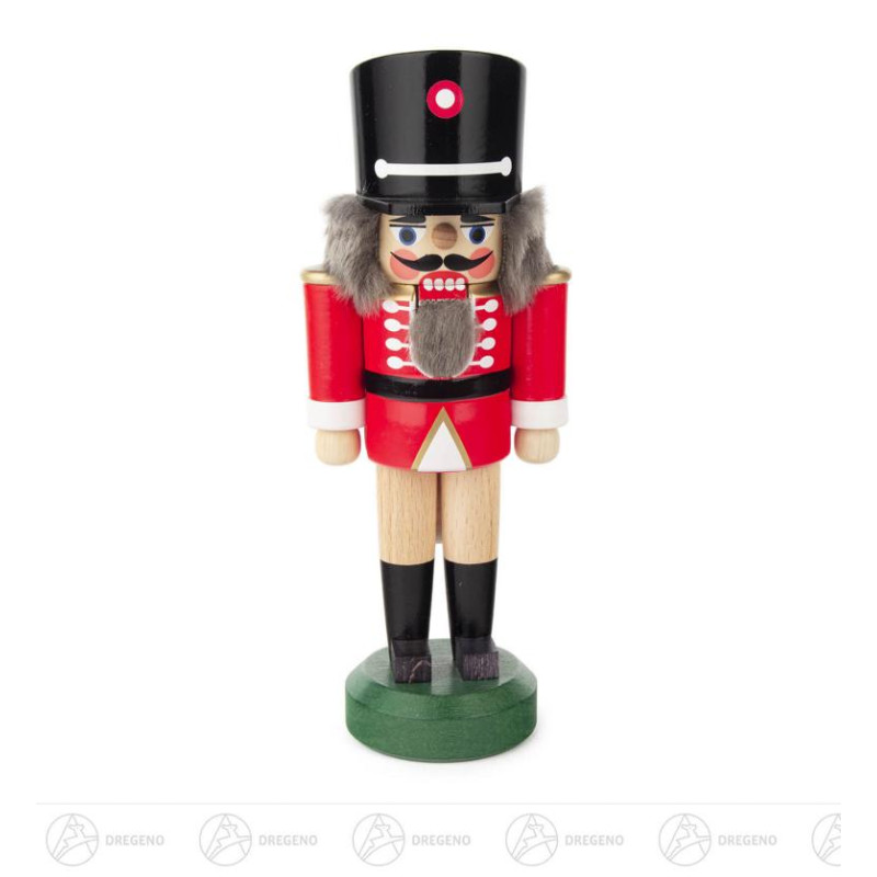 Nussknacker Husar rot-natur, 17cm