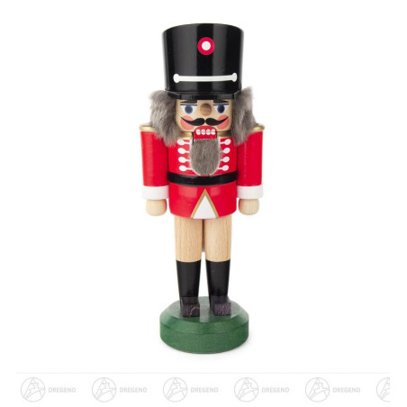 Nussknacker Husar rot-natur, 17cm