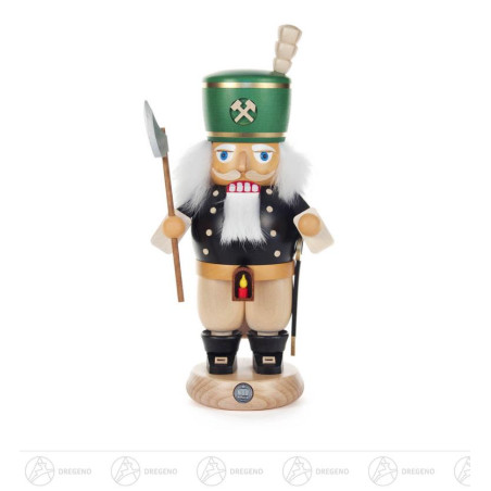 Nussknacker Bergmann schwarz-natur, 25cm