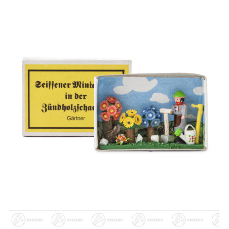 Zündholzschachtel Gärtner