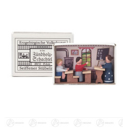 Zündholzschachtel Schulzimmer