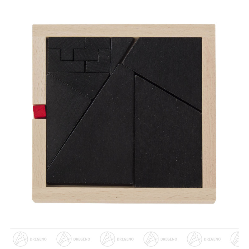 Holzknobelspiel Der kleine rote Würfel