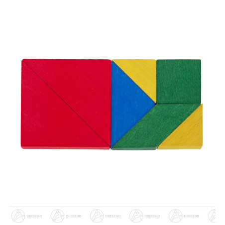 Tangram - Legespiel bunt