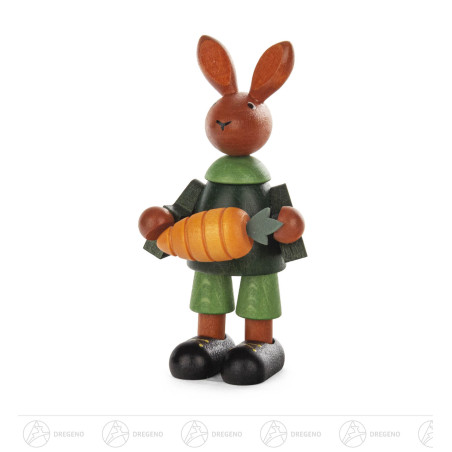 Osterhase mit Rübe 11cm