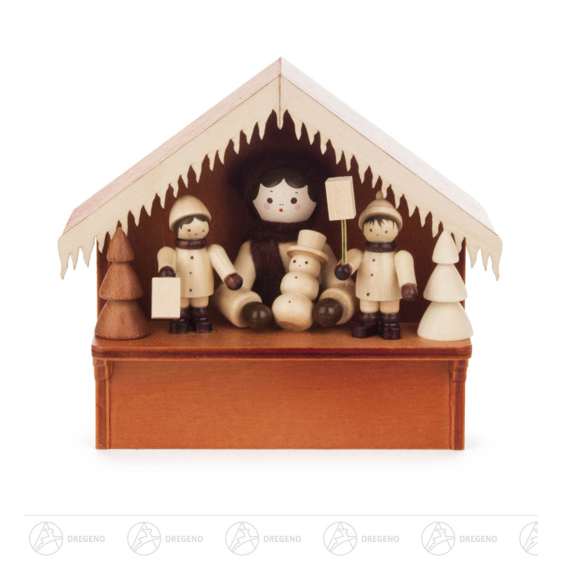 Weihnachtsmarktbude Laternenkinder