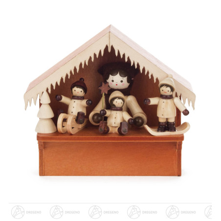 Weihnachtsmarktbude Winterkinder