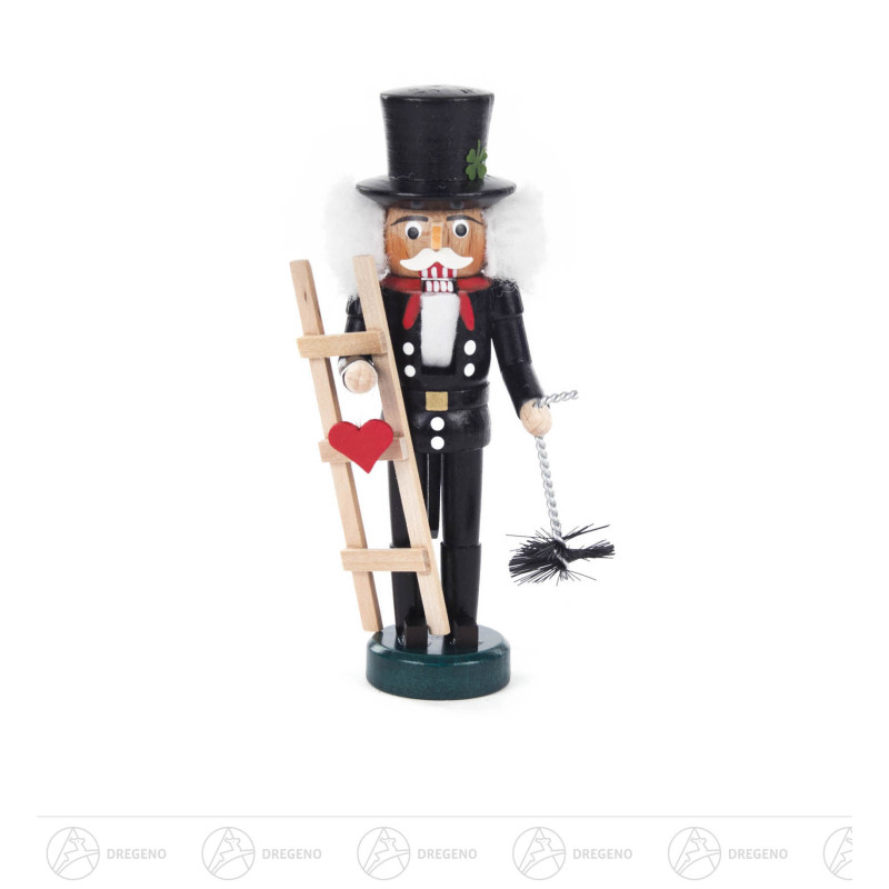 Nussknacker Schornsteinfeger schwarz, 13,5cm