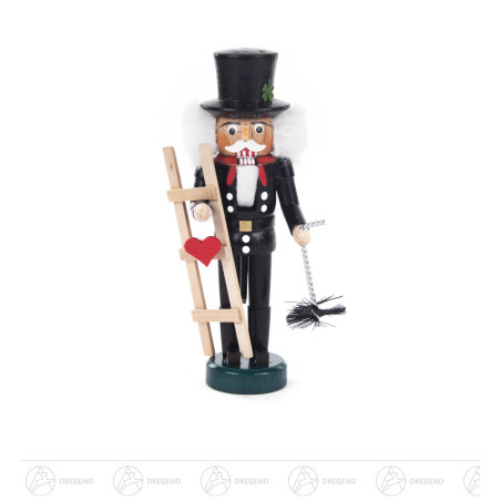 Nussknacker Schornsteinfeger schwarz, 13,5cm