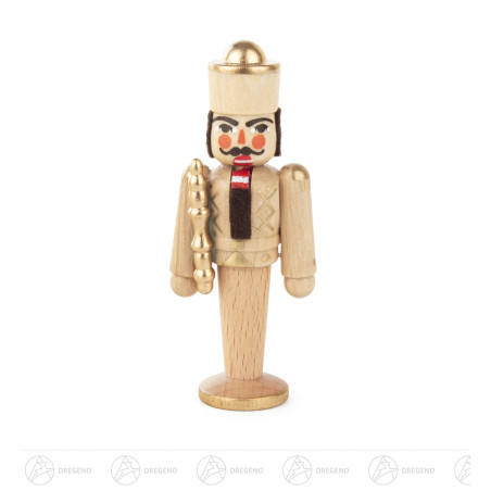 Mini-Nussknacker König natur