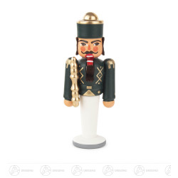 Mini-Nussknacker König grün