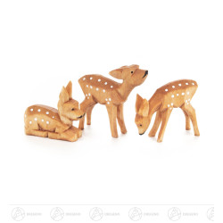 Rehkitze geschnitzt (3)