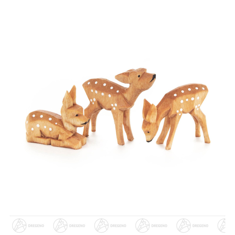 Rehkitze geschnitzt (3)