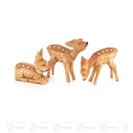 Rehkitze geschnitzt (3)