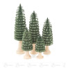 Ringelbäume mit Stamm grün, 5/6,5/8/9,5/11cm (5)