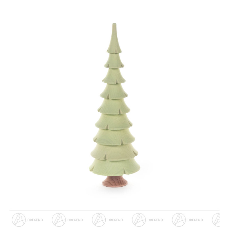 Massivholzbaum hellgrün, 17,5cm