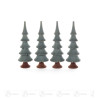 Massivholzbäume grün, 11cm (4)