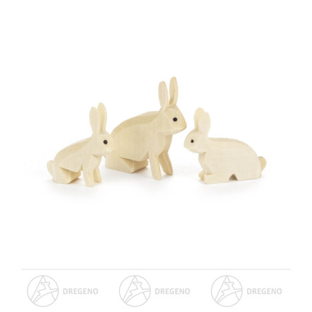 Hasensatz 3 Stück
