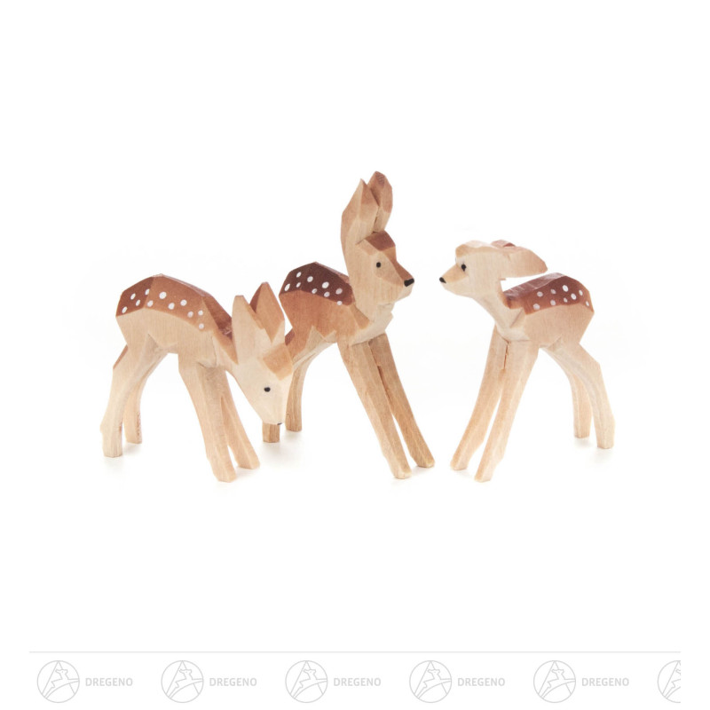 Rehkitze geschnitzt (3)