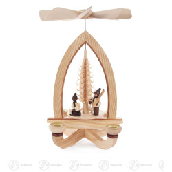 Pyramide mit Winterkindern,...