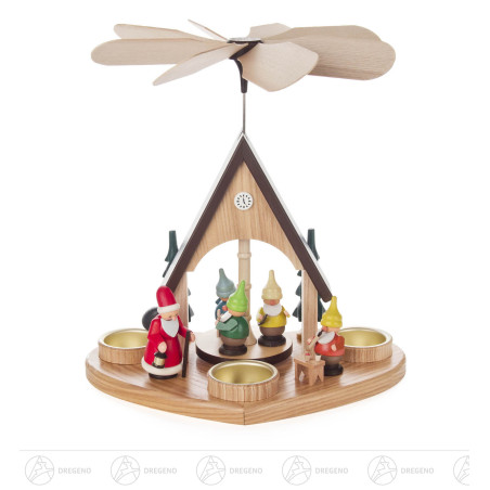 Pyramide Zwergenhaus für Teelichte