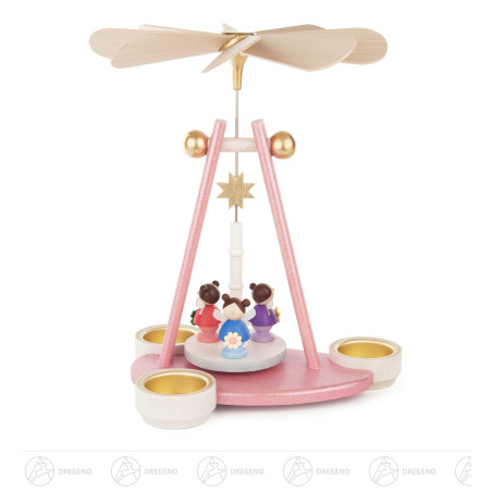 Glitzer-Kugelpyramide Feenwelt für Teelichte