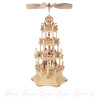 Pyramide mit Christi Geburt, 3-stöckig, elektr. Beleuchtung und Antrieb