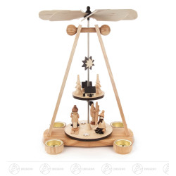 Pyramide Winterzeit natur,...