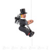 Kletterfigur Schornsteinfeger mit Besen