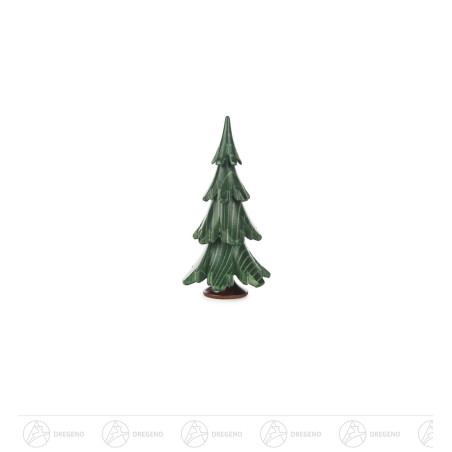Massivholzbaum grün lasiert,  9,5cm