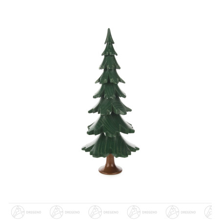 Massivholzbaum grün lasiert, 24,5cm