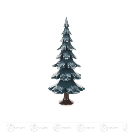Massivholzbaum grün/weiß 24,5 cm