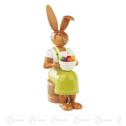 Häsin mit Schüssel 22cm
