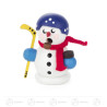 Mini-Räuchermann Schneemann Eishockeyspieler mit Helm