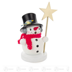 Räuchermann Schneemann mit...
