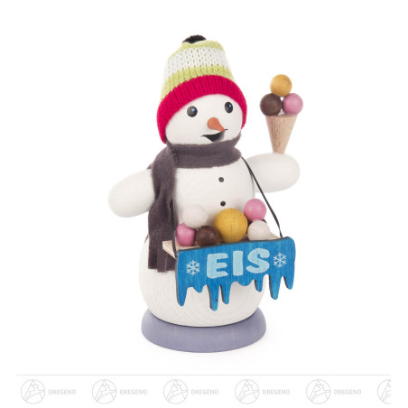Räuchermann Schneemann Eisverkäufer